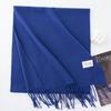 Solid Color Imitation Cashmere Scarf Women's Winter Warm Shawl Neck Scarves