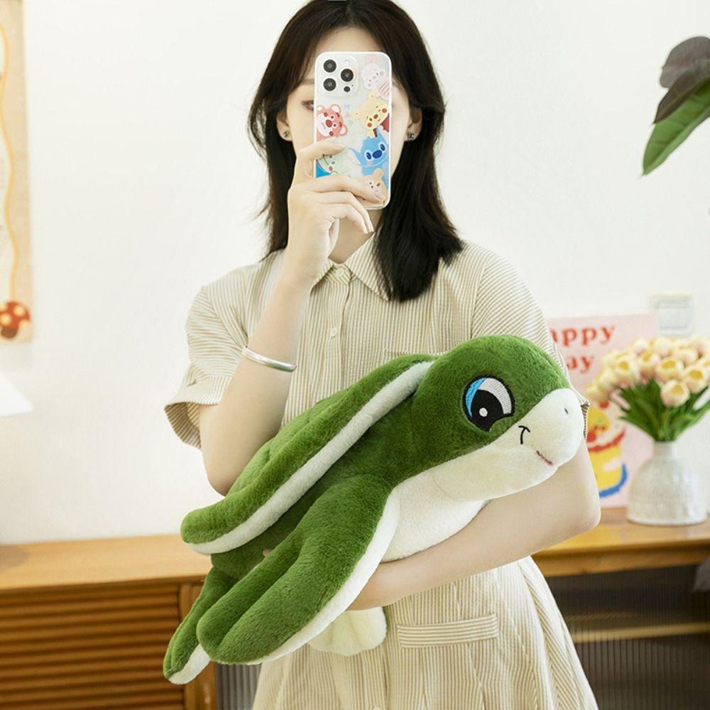 Fluffy Animal Sea Turtle Pillow Collection Turtle Animal Doll Sea Tortoise Plush Toys Car Decor