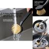 Nonstick Cookware Cleaning Brush With Long Handle And Durable Plastic Construction