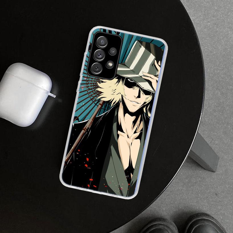 Чехол для телефона Bleach Kisuke Urahara для Samsung Galaxy A12 A22 A32 A52 A72 A02S A51 A50S A31 A20S A10S Note 20 Ultra 10 Plus