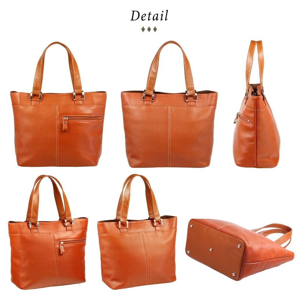 Сумка-тоут из коровьей кожи, сделано в Японии, 3834 Camel [Toyooka Kobo], женская