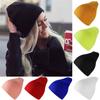 Autumn Winter Unisex Candy Color Casual Hip Hop Beanies Hat Knitted Cap Skullcap Soft