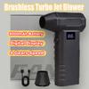 8000mAh Turbo Jet Fan Powerful Air Blower 4 Speeds Adjust Electric Air Duster Cleaner Brushless Turbo Jet Blower Outdoor BBQ Fan