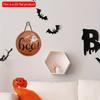 2d Flat 20*20cm, Halloween Home Decoration, Halloween Wooden Circular Logo, Creative Decoration, for Home, Club, Garden, Bedroom, Bar Decor.