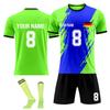 Personalised Shirts Kit Mens Girls With Name Number Custom Football Jerseys For Boys Training Suit
