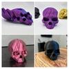 3D-печатный череп Спиральная сенсорная игрушка-антистресс Мини-гибкий череп Игрушка для снятия стресса для взрослых Детей Офис Дом Настольный декор