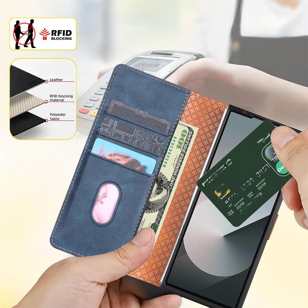 Чехол-книжка Pixel 11 Pro XL из натуральной кожи с держателем для карт