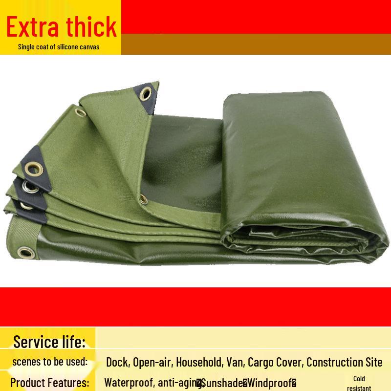 Heavy-Duty Waterproof Canvas Tarp