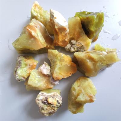 Натуральный зеленый опал, камень, диффузор, масла, необработанный камень, образец минеральной породы, Рейки, исцеление, грубый камень, сбор камня для украшения дома
