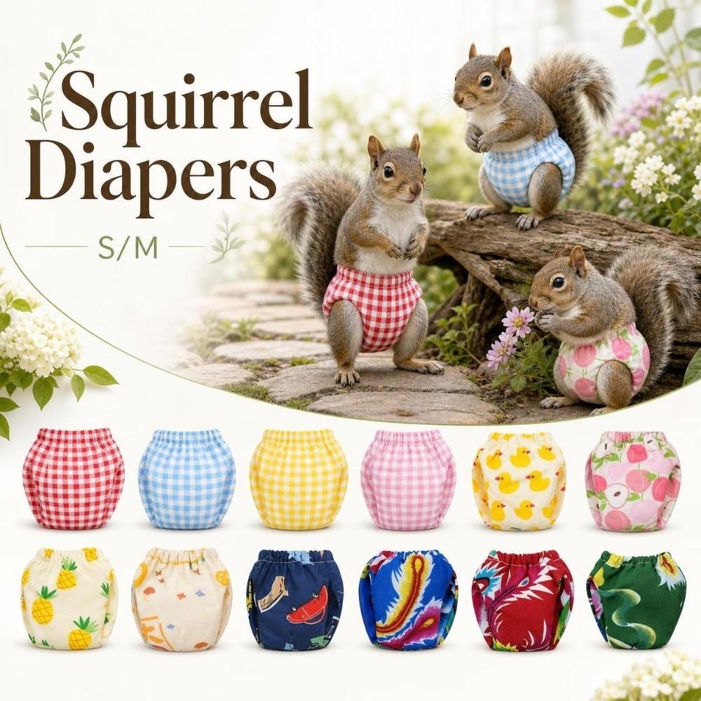 Breathable Pet Menstruation Diaper Elasticity Small Pet Diapers Soft Squirrel Underwear Rat