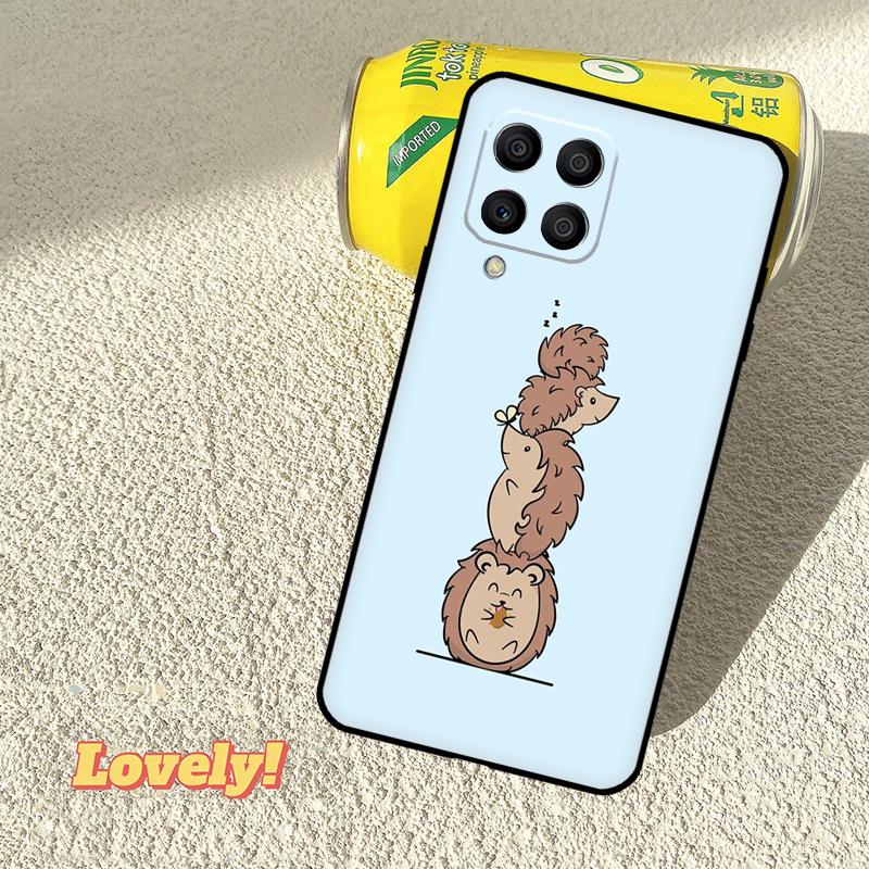 Милый Чехол-Ёжик Для Samsung Galaxy M31 M56 M13 M33 M53 M15 M35 M55 M06 M16 M36 M12 M32 M52 M14 M34 M54