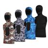3mm Neoprene Wetsuit Vest Hooded Camo Dive Suit Scuba Snorkeling Surfing Swimming Thermal Protection Unisex Adult