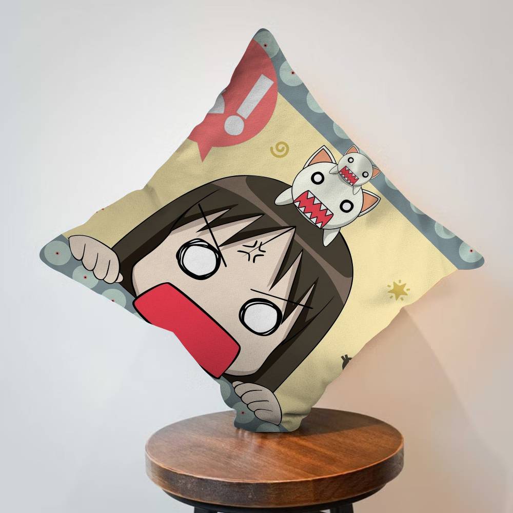 Azumanga Daioh Cushion Cover Inches Farmhouse Decor Home Throw Pillow Covers for Couch Decorations