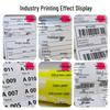 Wax-Based Enhanced Carbon Ribbon for Thermal Transfer Printing, Suitable for Copperplate Paper Hang Tags, 110mm x 300M.