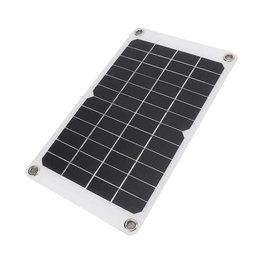 Durable 8W 12V Portable Solar Panel Waterproof High Efficiency Monocrystalline Solar Panel Solar Battery Charger Caravan Use