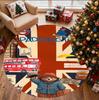Paddington Bear Pattern Round Rug, Indoor/Outdoor Mat, for Picnic, Gameroom, Bedroom, Office, Living Room, Home Decor Carpet, Birthday Gift