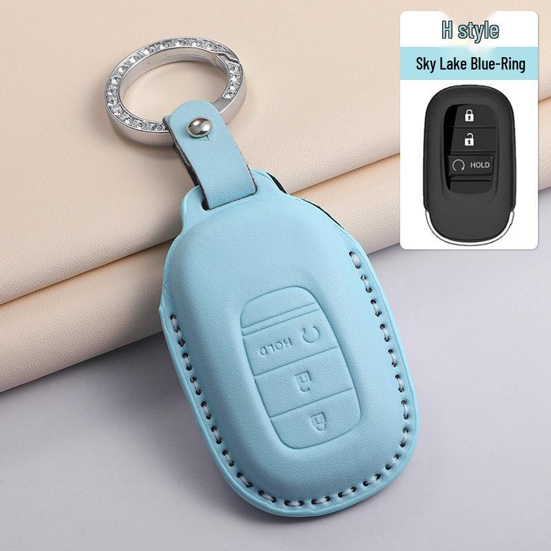 Чехол для ключа для Honda Civic 10-го поколения, Accord, CR-V, Vezel, XRV, Fit, Haoying, Haoling, Синий