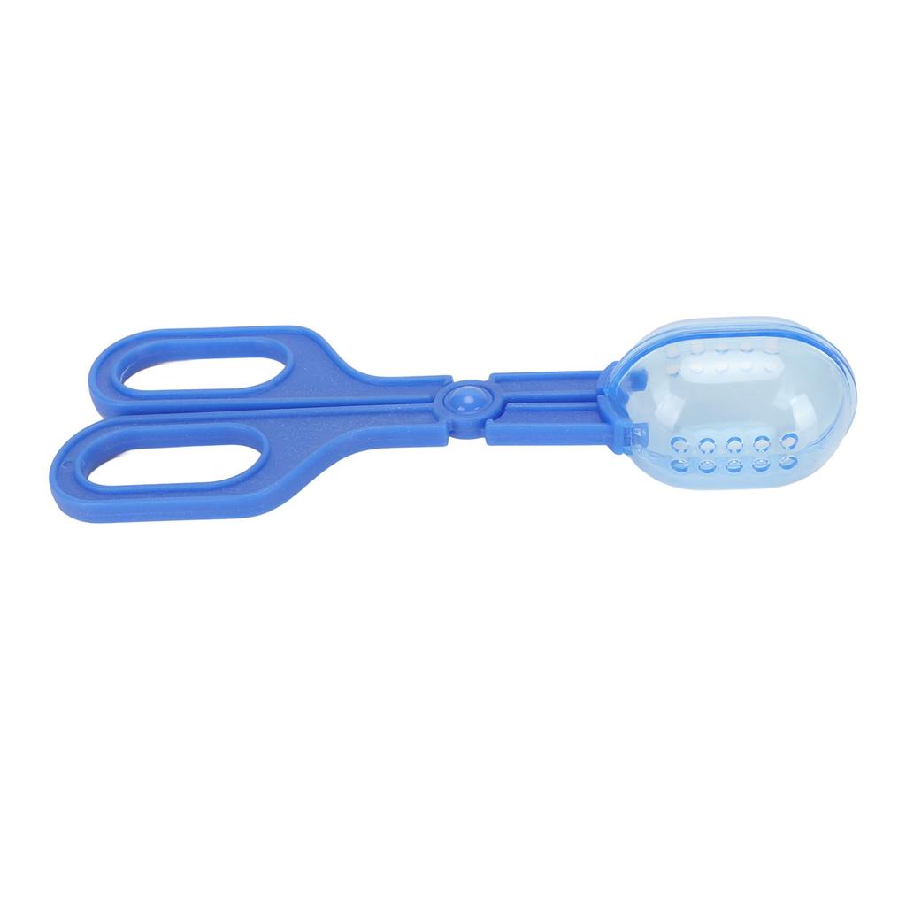 Reptile Feeding Clamp Reptile Feeding and Cleaning Tool Reptile Poop Scoop with Vents for Tortoise Lizard Frog Spider