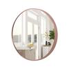 Miruo Wall Hanging Mirror Round Mirror Wall Hanging Circular Mirror Shatterproof Wall Mirror Stylish Aluminum Frame High Definition Entrance Diameter