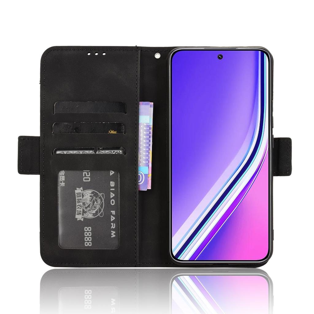 For Realme P3 Pro 5G Leather Case Phone Wallet Cover with Multiple Card Slots