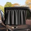 Summer Sun Protection Heat Insulation  Car Curtain Universal Sunshade Curtain Cars Side Window Curtains Auto Sunscreen Curtains