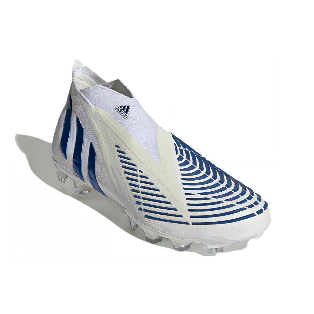 Adidas Predator Edge+ AG Artificial Ground Abrasion Resistant Abrasion Resistant Soccer Shoes Men's White Blue GZ4647