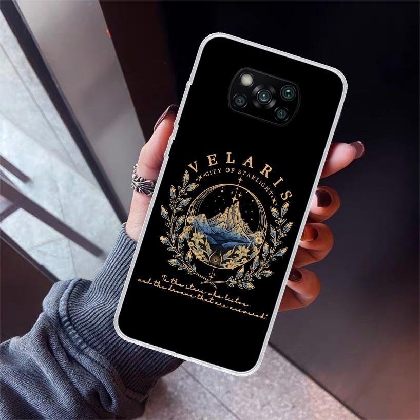 A Court of Mist Fury Sarah J Maas Phone Case For Xiaomi Poco X7 X6 X5 Pro F7 Ultra Redmi 15C 15 13 13C 12 12C 10 10A 10C 9 9A 9C