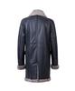 Strike Atlas Lambskin Shearing Coat (Navy)