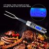 Thermometer Grill Fork, Digital Sound Alarm Stainless Steel ℃/℉ Switch Digital Cooking Fork, for Meat Meat Fork BBQ Fork BBQ