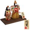 Osaka Choseido Hina Doll Compact Mini Hina Name Engraved Wooden Tag Bonus Crepe Hina Doll Miyabi Standing Hina (Shipped Separately)