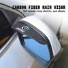 Car Rear View Mirror Rain Eyebrow Shield Sun Visor Protector For BMW Performance M2 M3 M4 X1 X3 X4 X5 E87 X7 E91 G20 FF2