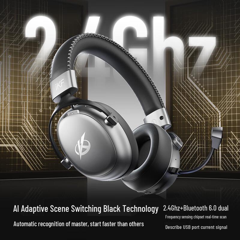 iKF V11 Max 4-Mode Wireless Gaming Headset