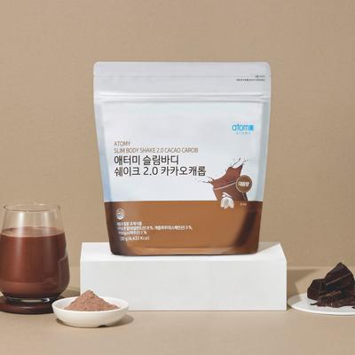 Atomy Slim Body Shake 2.0 Какао-кэроб (Большая емкость) (1200 г, оптовая упаковка)