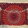 Indian Hippie Bohemian Psychedelic Mandala Wall Hanging Bedding Tapestry