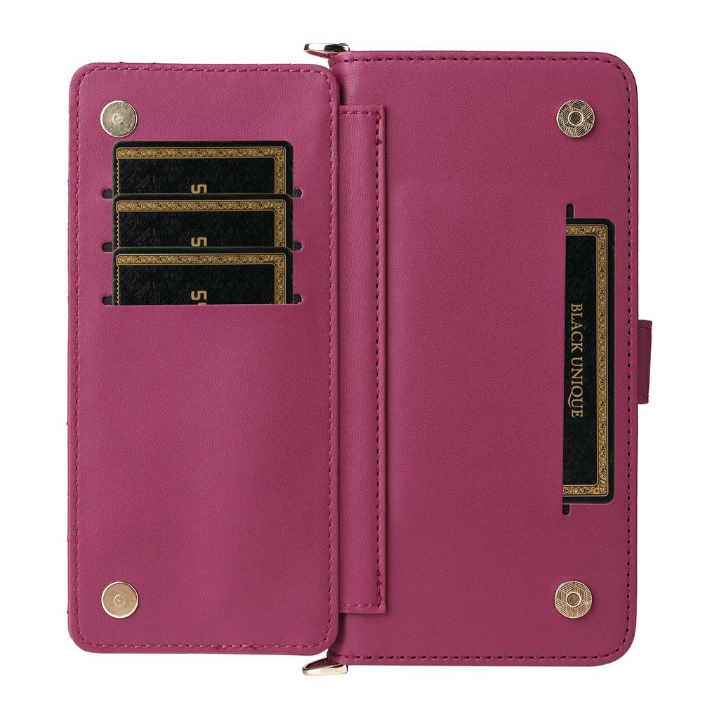 For Samsung Galaxy A17 5G/A17 4G Case with Shoulder/Wrist Strap Leather Phone Cover Stand Wallet