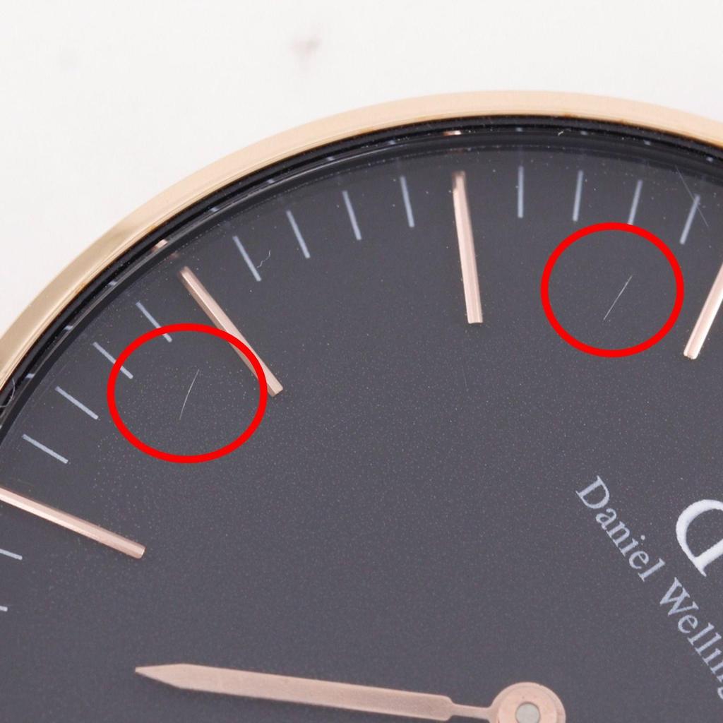 Б/у [Daniel Wellington] Daniel Wellington DW00100140 Нержавеющая сталь x Кожа Золотой Кварцевый Аналоговый Дисплей Мужские Часы с Коричневым Циферблатом