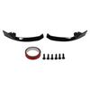 2pcs Gloss Black Front Bumper Side Splitter Lip Kits Replacement for Mercedes?Benz A?Class W177 AMG