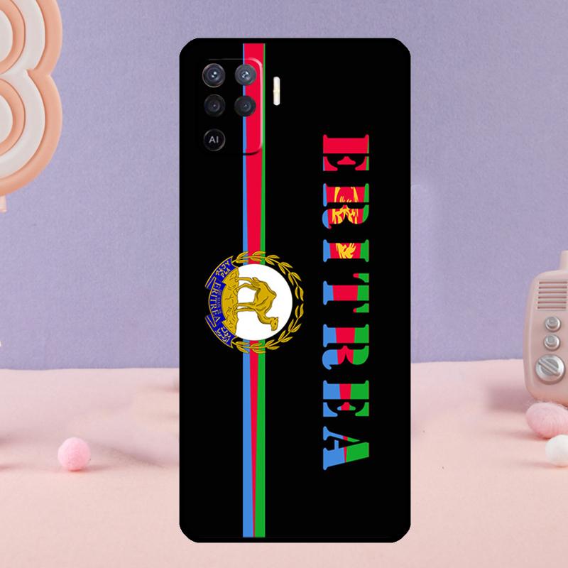Eritrea Flag Phone Case For Oppo A80 A60 A40 A94 A54 A98 A78 A18 A38 A58 A16 A76 A96 A17 A77 A74 A57S A15