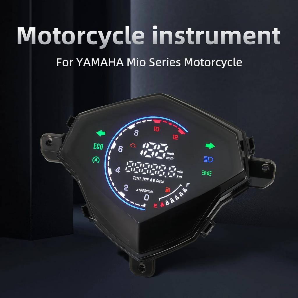 Digtital Motorcycle Speedometer LCD Instrument RPM Tachometer Odometer Turn Signal For Yamaha Mio125 MIO i125 Mio110 Mio M3