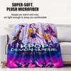 K-Pop Huntrix&Saja Boys Одеяло в стиле сцены Горячее аниме Мягкий теплый фланелевый плед Подарок для фанатов для гостиной Диван Покрывало для кровати Кемпинг