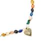 Collier Luxenter avec pierre naturelle multicolore finition or 18k - Ilisen