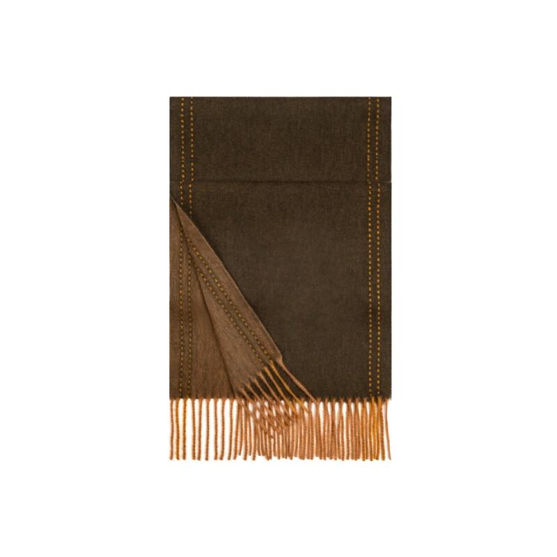 CEENIU YM26 Women's Double-Sided 100% Wool Scarf Shawl