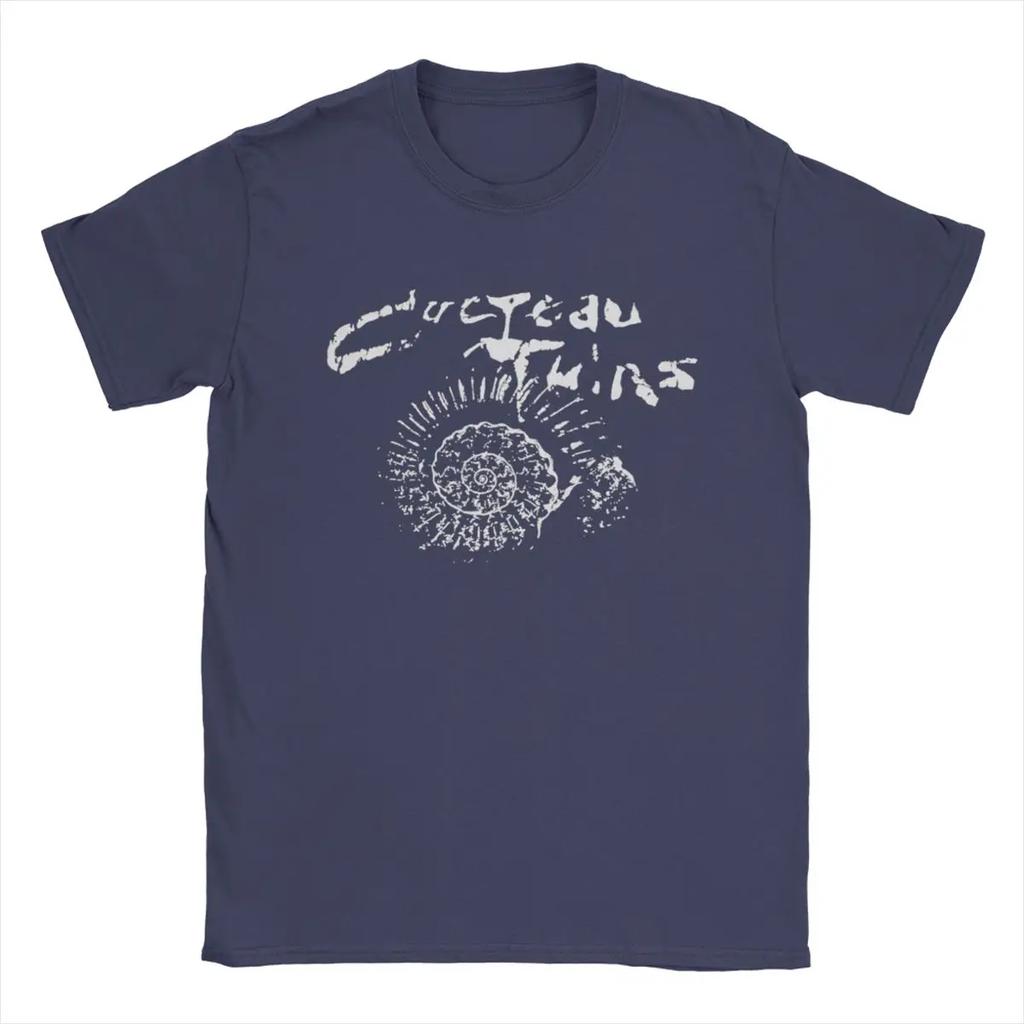 Men Cocteau Twins Wave T Shirts Cotton Clothes Leisure Short Sleeve Round Collar Tee Shirt Printed T-Shirt
