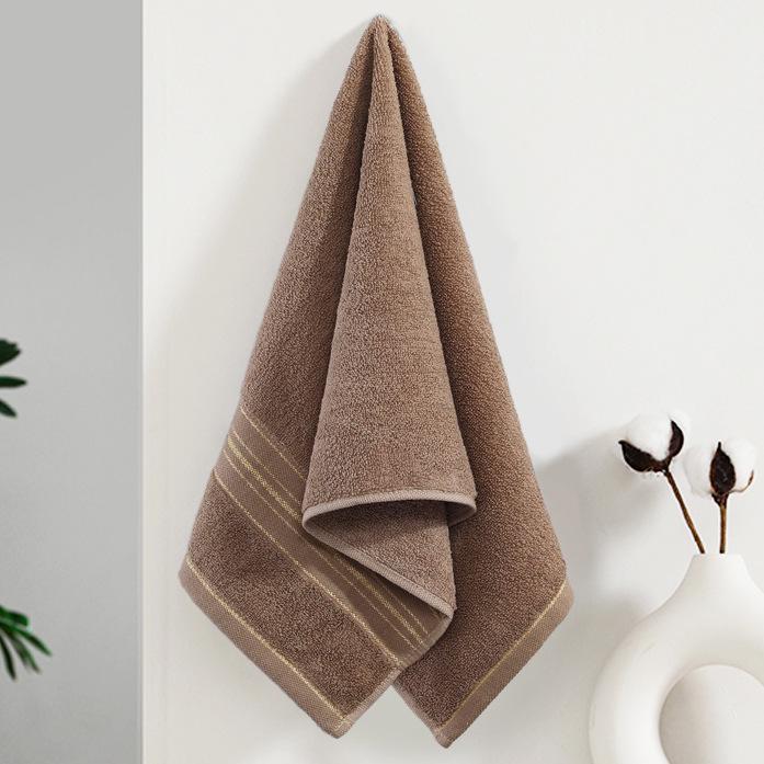 Гаоян Толстое Мягкое Водопоглощающее Полотенце из Чистого Хлопка, Однотонное, Взрослая Салфетка для Лица