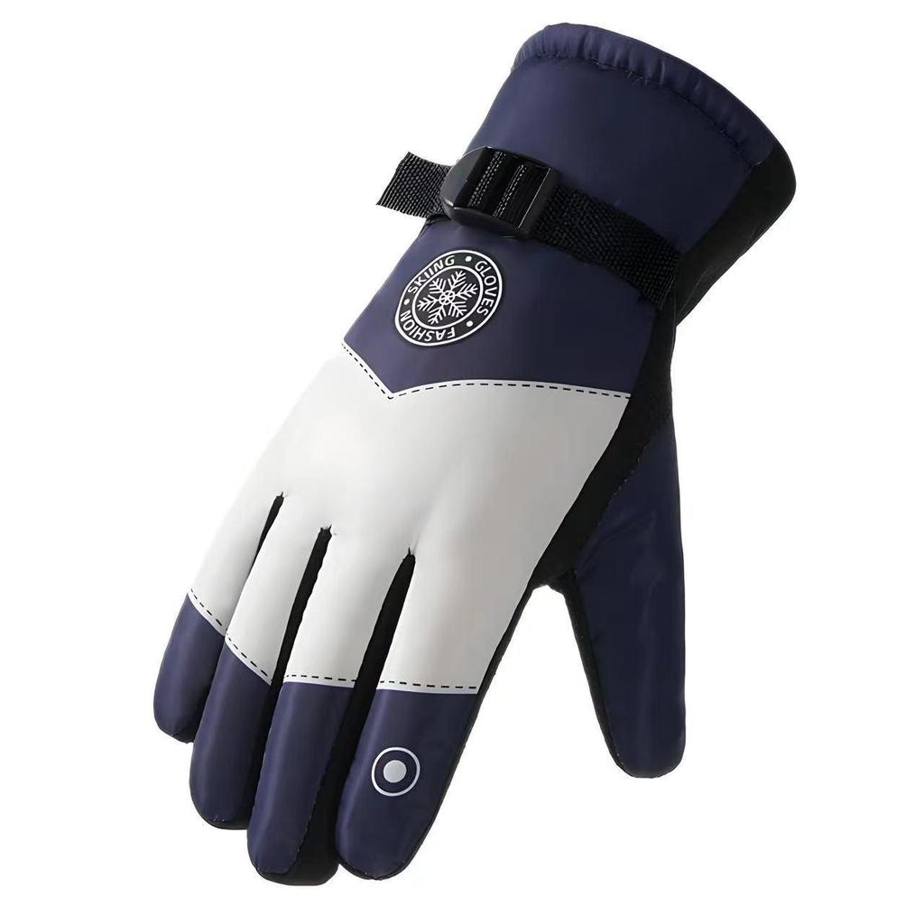 Водонепроницаемые Ветрозащитные Теплые Лыжные и Мотоциклетные Перчатки - Противоскользящие, Толстая Зимняя Экипировка для Катания