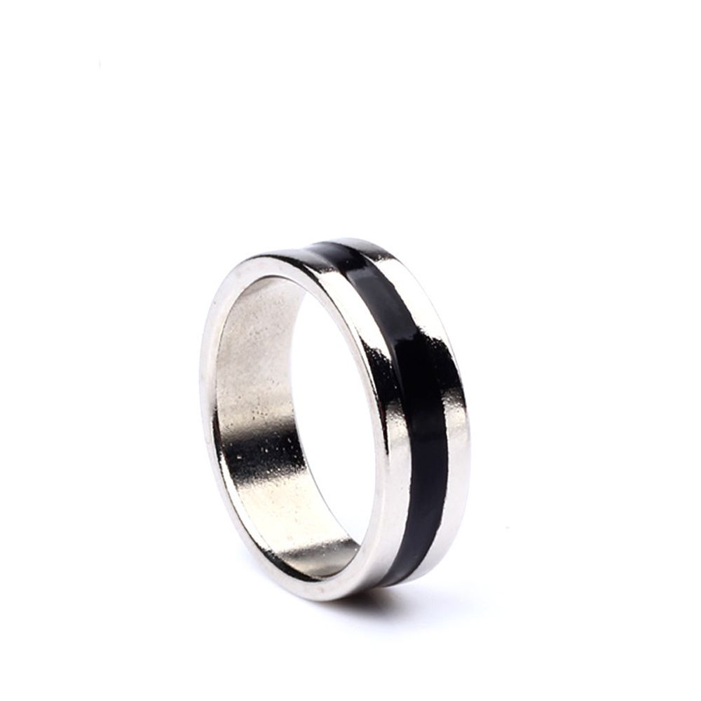 Magic Show Black Circle Silver And Black Coin Magic Magic Tricks Magician Ring Pk Ring Magic Magic Ring Props Magic Magnet Ring