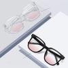 Gradient Pink Blush Glasses Uv Protection Anti Blue Light Sunglasses Multiple Colors Fashionable Outdoor No Make Up Eyewear