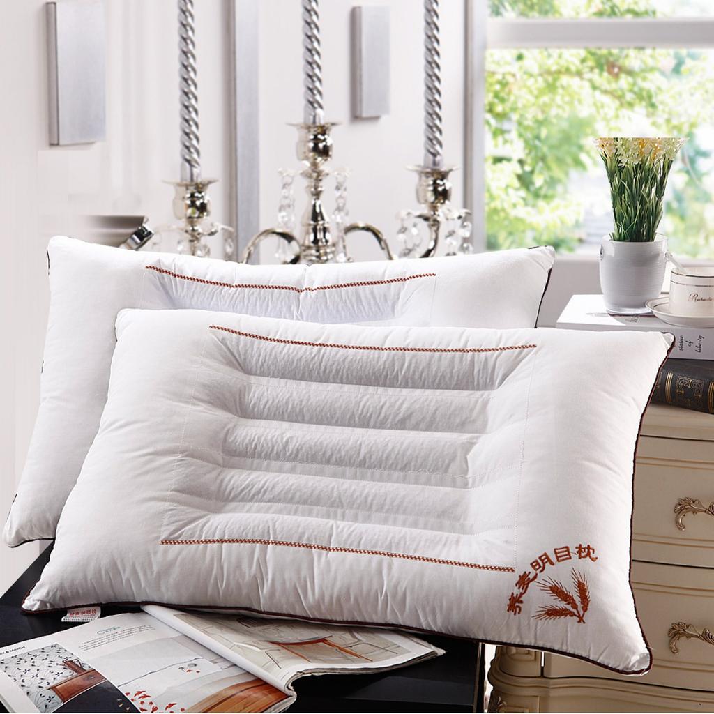 Cassia Pillow Magnet Pillow Core Feather Cotton Pillow Buckwheat Flowers and Plants Health Care Neck Pillow Core Head