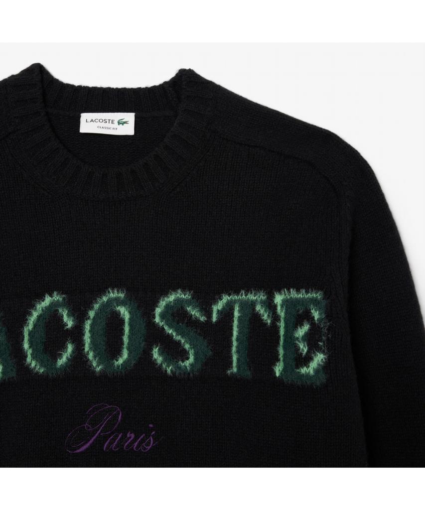 Мужской праздничный свитер с круглым вырезом LACOSTE Ah5202-55N Xiy