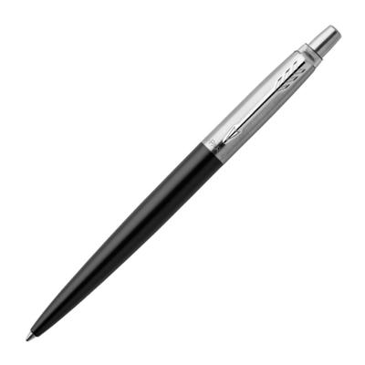 Parker Шариковая ручка Jotter Black CT Medium Point Gift Box Оригинальный импортный продукт 1953346 На масляной основе